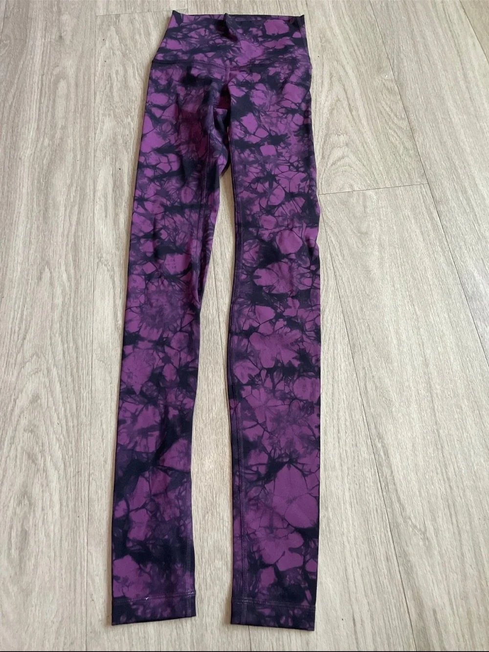 lululemon athletica Purple Tie-Dye Leggings